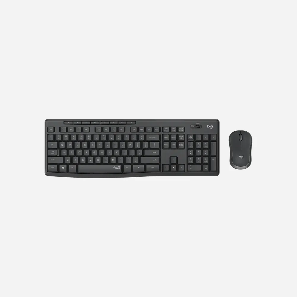 Logitech MK295 Silent WL Keyboard & Mouse Combo Black 920-009801
