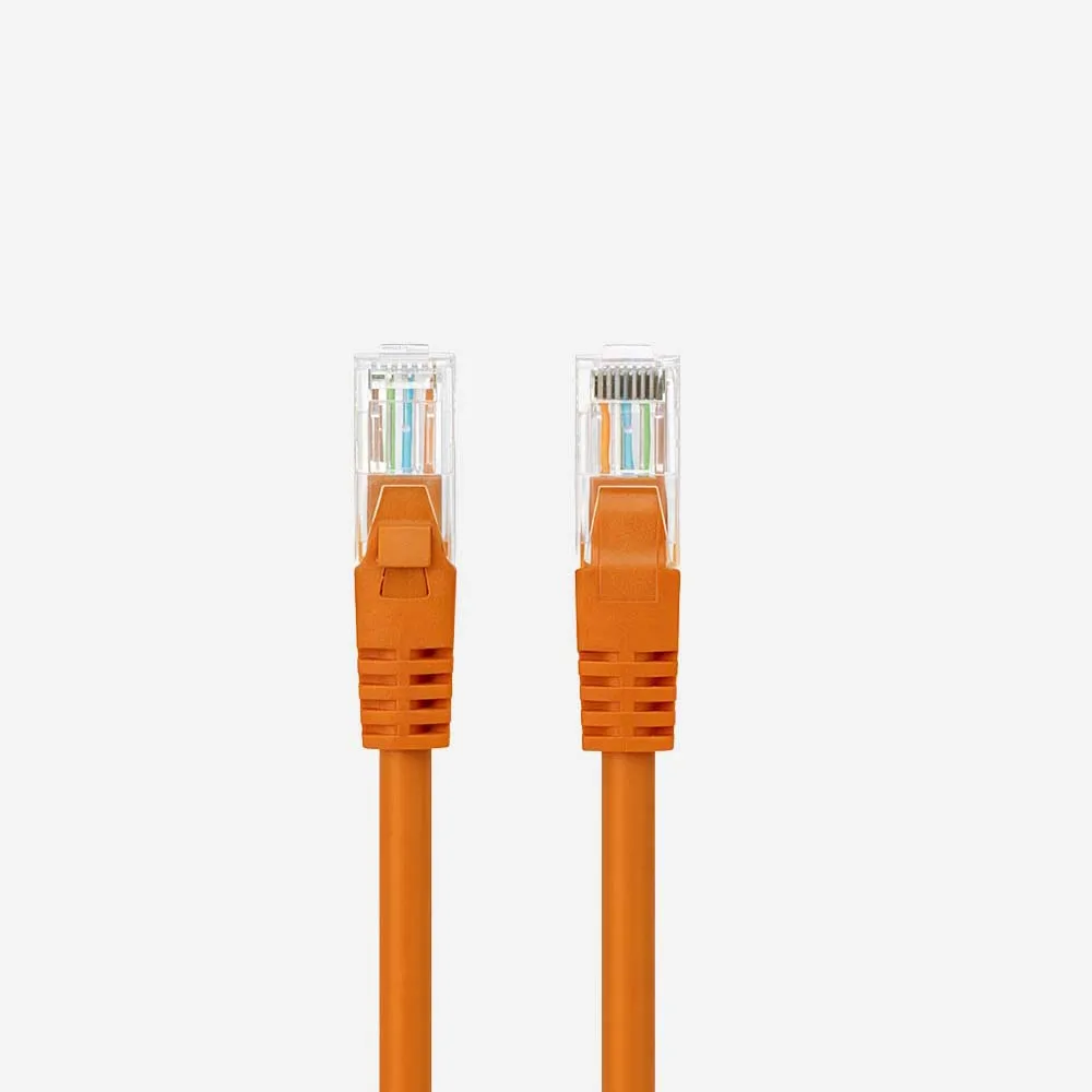 ProLink UNSHIELDED CAT6 PATCH CORD W/ T568B WIRING 10M LSZH Orange