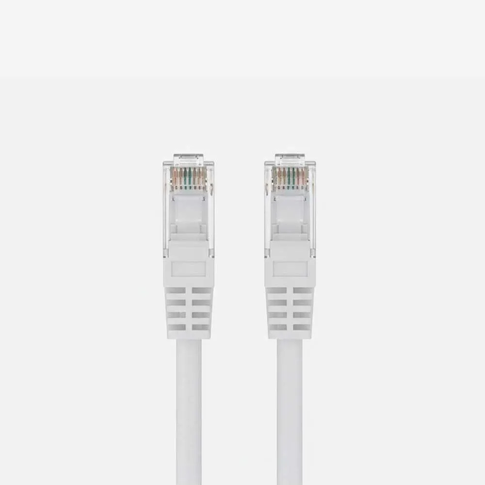 ProLink UNSHIELDED CAT6 PATCH CORD W/ T568B WIRING 1M LSZH White