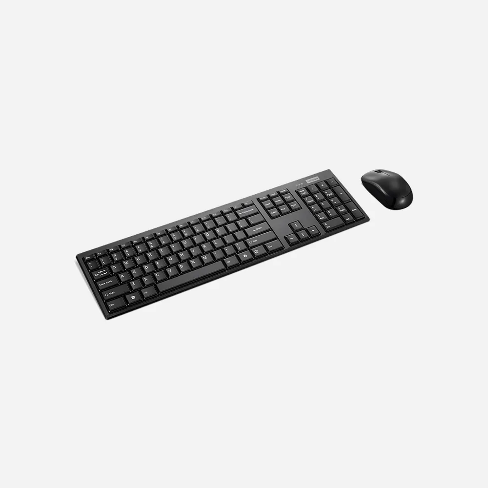 Lenovo 100 Wireless Combo Keyboard and Mouse Black