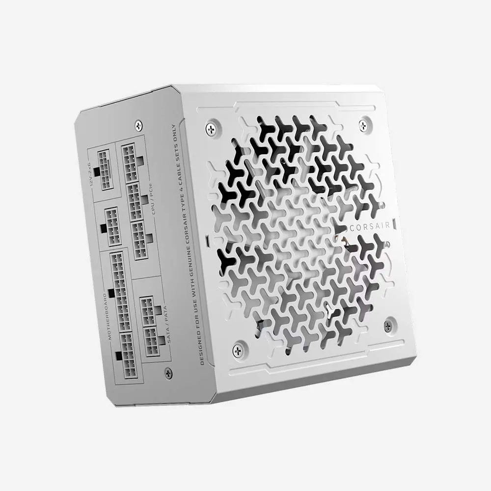 Corsair RM1000e Power Supply 1000W Cybenetics Gold Fully Modular ATX 3.1 White