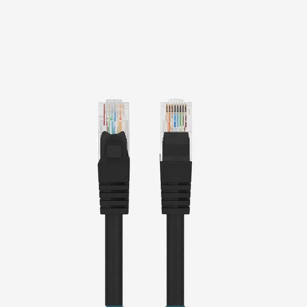 ProLink UNSHIELDED CAT6 PATCH CORD W/ T568B WIRING 0.25M LSZH Black
